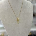 Çelik Luis Charm Kolye