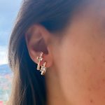 Vip Tek Delik 2 li kullanım küpe