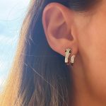 Xuping Taşlı Yılan Küpe