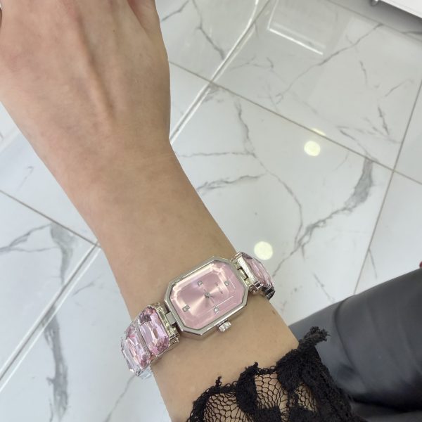 Pembe Taşlı Mrka Saat