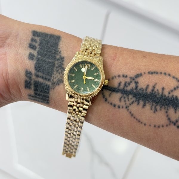 Yeşil Gold Vrsc Saat