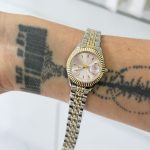 Gold Gümüş Pembe İç Saat