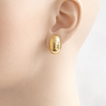 14 K Altın Kaplama Küpe