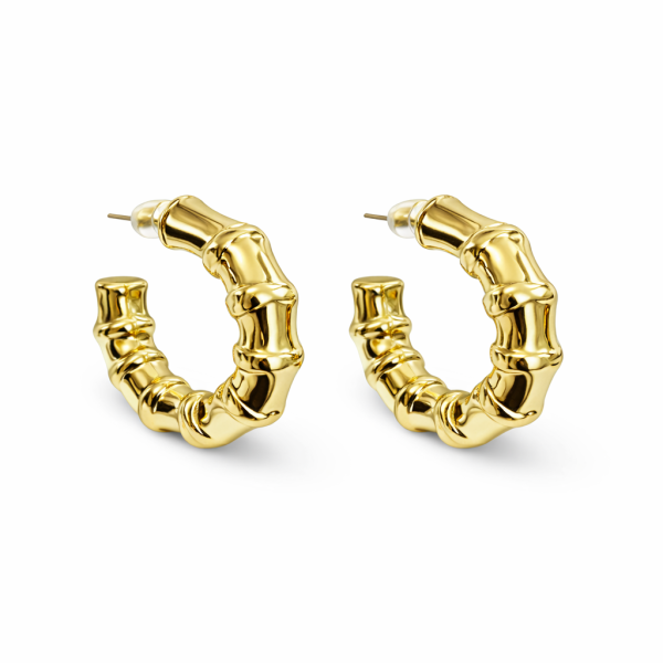 Hafif Gold Halka Küpe