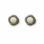 Gümüş Renk İncili Küpe