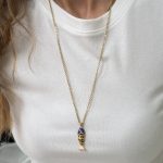 Çelik Uzun 60 cm Balık Laci Kolye