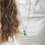 Çelik Gümüş Renk Uzun 60 cm Mvi Top Balık Kolye