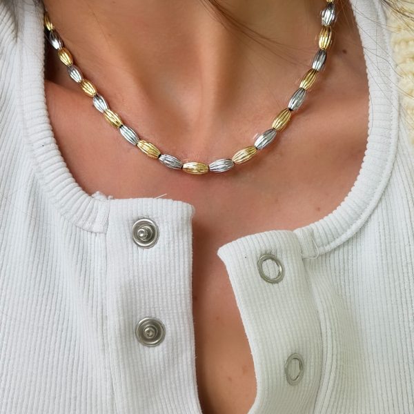 Vip Prinç Model Gold Gümüş Renk Kolye