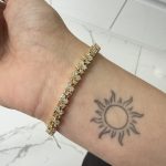 14K CM Altın Kaplama Bileklik Çift Sıra Yıldız