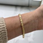 14K CM Altın Kaplama  Sıralı Pul Bileklik