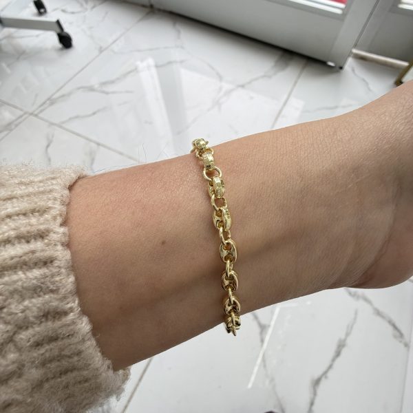 14K CM Altın Kaplama Bileklik