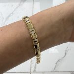 14K CM Altın Kaplama Kalın Seyran Bileklik