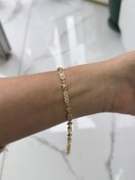 14K CM Altın Kaplama Yıldız Bileklik