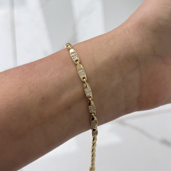 14K CM Altın Kaplama Bileklik