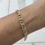 14K CM Altın Kaplama Zincir Bileklik