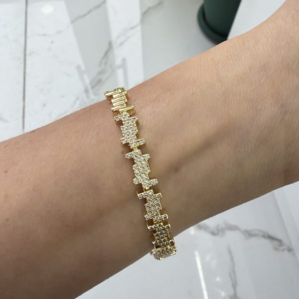 14K CM Altın Kaplama  Bileklik