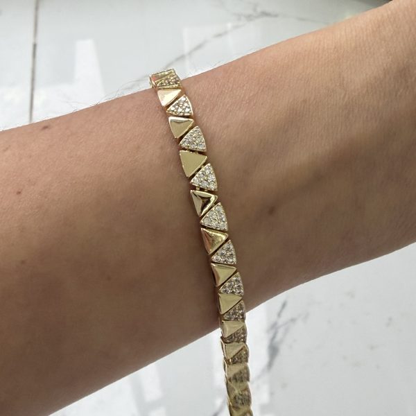 14K CM Altın Kaplama Bileklik