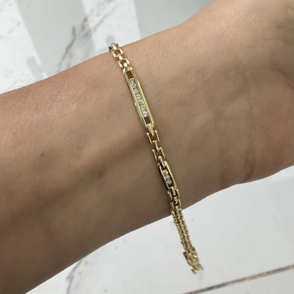 14K CM Altın Kaplama Bileklik