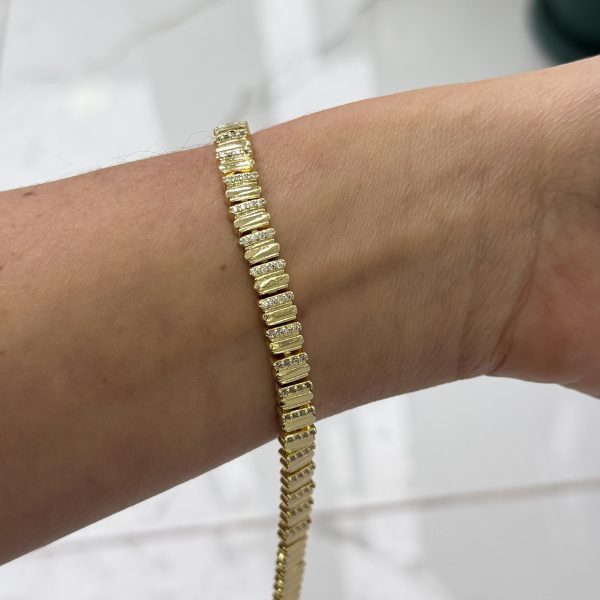 14K CM Altın Kaplama Bileklik