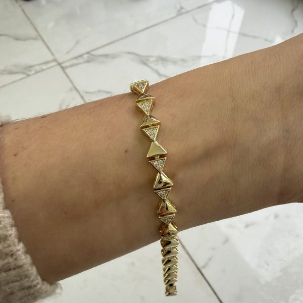 14K CM Altın Kaplama Bileklik