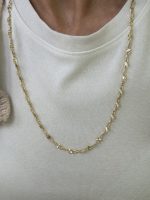 14K CM Altın Kaplama Yaldız Kolye 60 cm