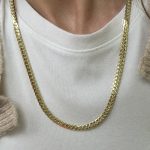 14K CM Altın Kaplama Kalın Sıkarpa 55 cm