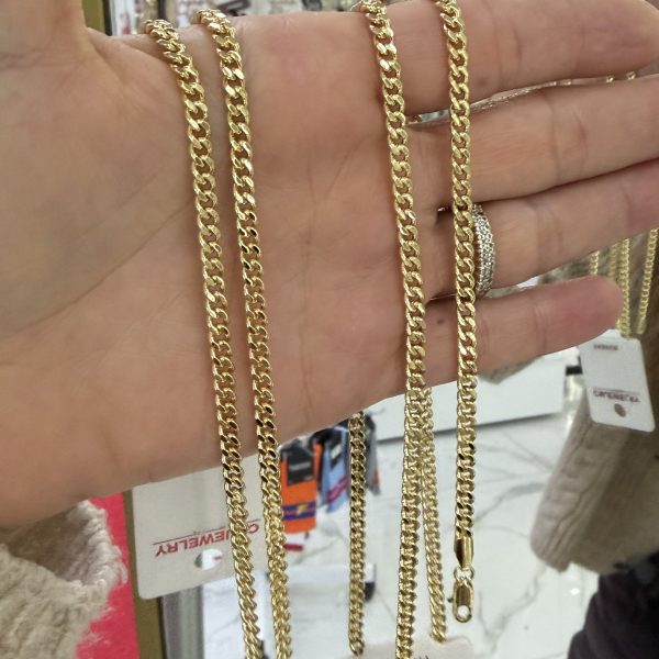 14K Cm Altın Kaplama Kolye 60 cm