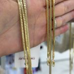 14K CM Altın Kaplama Küp Kolye