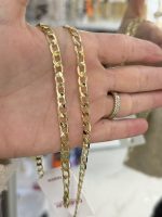 14K CM Altın Kaplama İnce Arpa Kolye 55cm