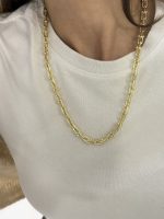 14K CM Altın Kaplama TFY Kolye 55 cm - Görsel 2