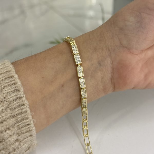 14K CM Altın Kaplama Bileklik